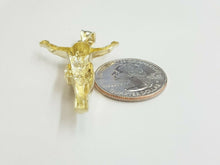Load image into Gallery viewer, 10k yellow gold Jesus full body religious gift for him her pendant charm 3.1g
