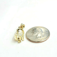 Load image into Gallery viewer, 10k yellow Gold lion full body Leo zodiac Pendant charm gift fine jewelry 1.7g
