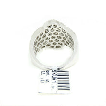 Load image into Gallery viewer, New 1ct Genuine diamond 14k White Gold Women anniversary wide band Ring Size 7
