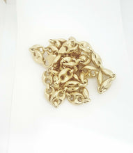 Load image into Gallery viewer, New 10K yellow gold 13mm hollow puff Gucci link chain jewelry gift 28" 46.6g
