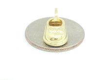 Load image into Gallery viewer, New 14K Yellow Gold Hollow 3D Classic Shoe Charm Pendant gift Fine Jewelry 1.4g
