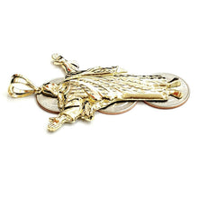 Load image into Gallery viewer, 10k yellow gold Jesus full body religious gift pendant charm fine jewelry 11.8g
