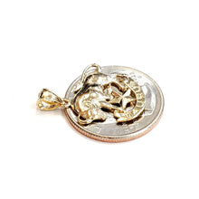 Load image into Gallery viewer, New 14k yellow Gold taurus bull zodiac sign astrology Pendant charm jewelry 1.6g
