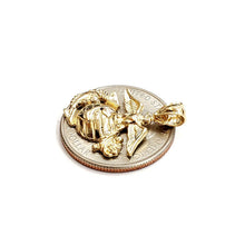 Load image into Gallery viewer, 14k yellow gold US Marine Corps Emblem pendant charm Fine Jewelry men women 3.1g

