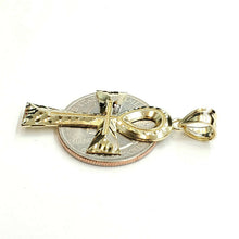 Load image into Gallery viewer, 10k yellow gold Egyptian ankh cross pendant charm fine religious jewelry 2.5g
