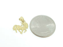 Load image into Gallery viewer, 14k yellow gold unicorn full body pendant charm fine gift jewelry unisex 0.8g

