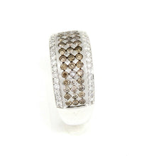 Load image into Gallery viewer, Pre owned 1ct Genuine diamond 14k White Gold Women anniversary band Size 7.25
