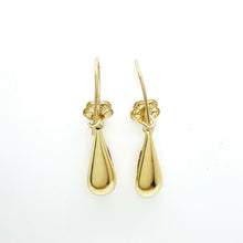 Load image into Gallery viewer, New 14k 3 color Gold Hollow eye drop Earrings for female fine gift jewelry 1.8g
