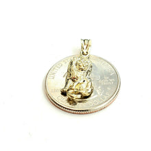 Load image into Gallery viewer, 10k yellow Gold lion full body Leo zodiac Pendant charm gift fine jewelry 1.8g
