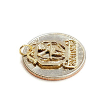 Load image into Gallery viewer, 14k yellow Gold Sagittarius Archer astrology Zodiac Sign Pendant jewelry 1.3g
