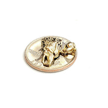 Load image into Gallery viewer, New 14k yellow Gold eagle Head Pendant charm gift fine jewelry unisex 1.7g
