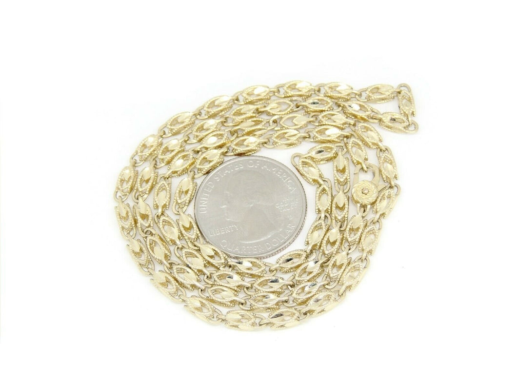 New 14K yellow gold 3.9mm Turkish chain 24