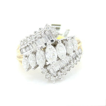 Load image into Gallery viewer, 2.00ct Genuine Diamond 14k yellow Gold Women anniversary wedding Ring Size 7
