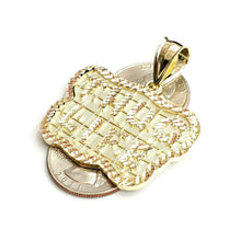 Load image into Gallery viewer, New 10k yellow Gold Thug Life word Pendant charm diamond cut fine jewelry 8.3g
