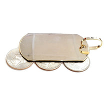 Load image into Gallery viewer, New 10k yellow Gold solid dog tag Pendant charm shiny gift fine jewelry 24.2g
