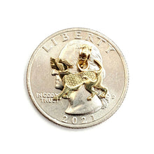 Load image into Gallery viewer, 14k yellow Gold tiny dog full body Pendant charm fine jewelry gift pet 0.6g
