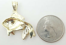 Load image into Gallery viewer, 10k yellow Gold fish Pisces zodiac Pendant charm fine gift jewelry unisex 3.9g
