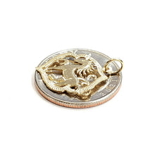 Load image into Gallery viewer, New 14k yellow gold unicorn full body pendant charm gift jewelry fine 1.2g
