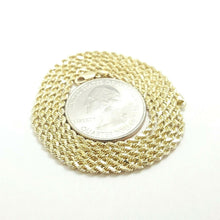 Load image into Gallery viewer, New 10K yellow gold 2mm hollow rope chain Necklace fine gift jewelry 4.3g 24&quot;
