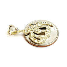 Load image into Gallery viewer, 10K Yellow Gold Nugget Allah Islamic God Pendant Charm religious jewelry 2.1g
