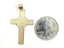 Load image into Gallery viewer, 14k gold two tone saint benedict san benito cross pendant religious jewelry 2.4g
