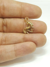 Load image into Gallery viewer, 14k yellow gold unicorn full body pendant charm fine gift jewelry unisex 0.8g
