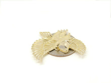 Load image into Gallery viewer, 10k yellow Gold eagle Pendant charm necklace gift for her him fine jewelry 3.1g

