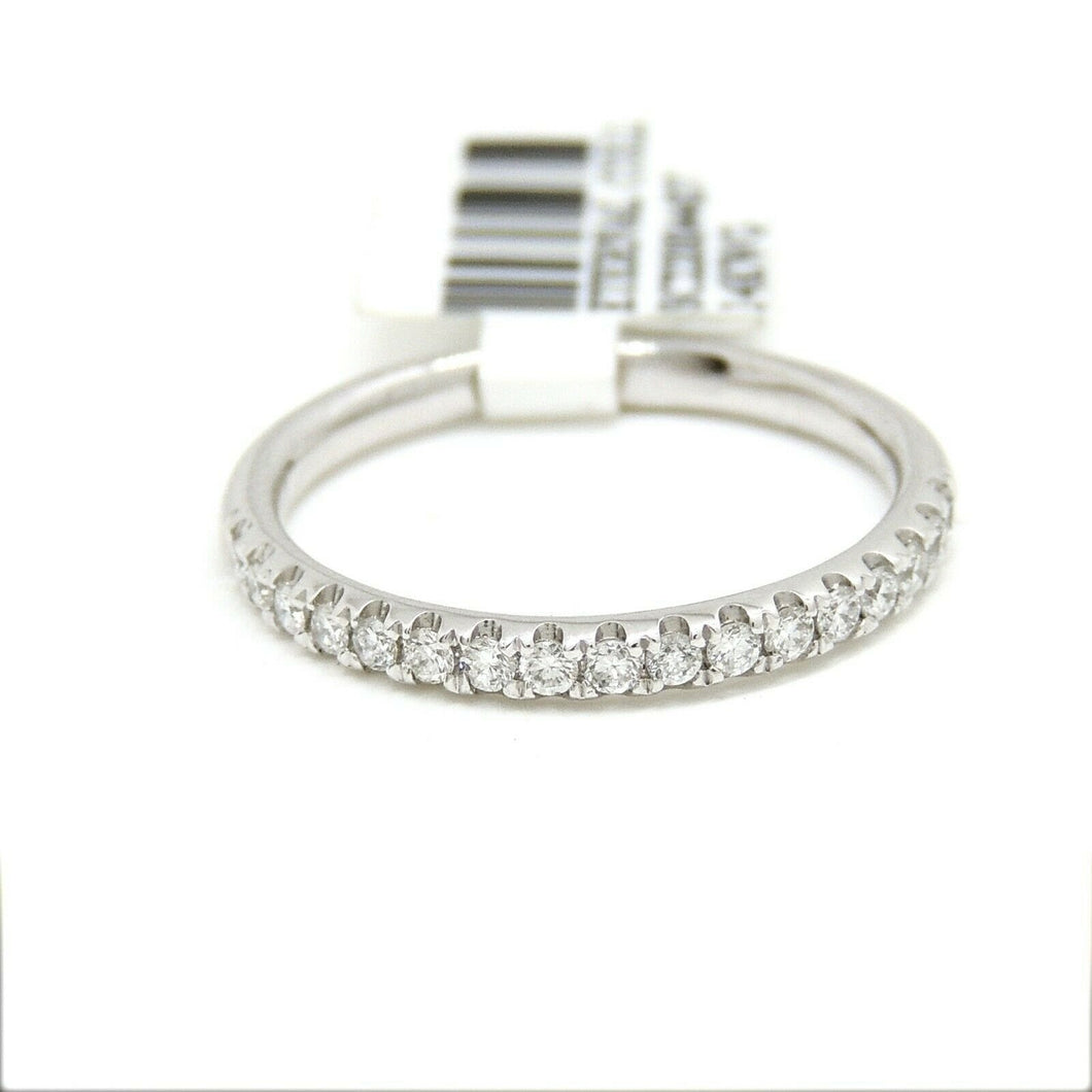 New 0.25ct natural diamond 14k White Gold Women wedding band Ring jewelry Size 7