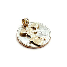 Load image into Gallery viewer, 14k yellow Gold Solid cheerleader ballerina dancer Pendant charm jewelry 1.4g

