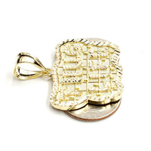 Load image into Gallery viewer, New 10k yellow Gold Thug Life word Pendant charm diamond cut fine jewelry 8.3g
