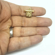Load image into Gallery viewer, 14k yellow Gold phone i love u Pendant charm gift fine jewelry unisex 3.4g
