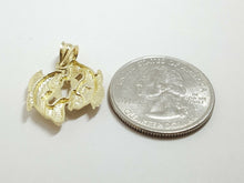 Load image into Gallery viewer, 10k yellow Gold Pisces fish zodiac Pendant charm fine gift jewelry unisex 1.9g
