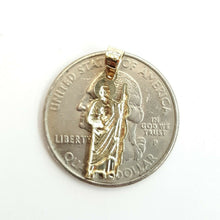 Load image into Gallery viewer, 10k yellow gold tiny saint Jude juda pendant fine religious gift jewelry 0.6g

