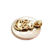 Load image into Gallery viewer, 14k yellow Gold USN Pendant United States Navy military anchor fine jewelry 2.5g
