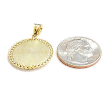 Load image into Gallery viewer, 10k yellow gold round Egyptian ankh cross pendant religious fine jewelry 3.6g
