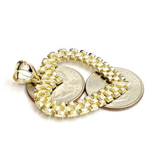 Load image into Gallery viewer, New 10k yellow gold heart pendant charm love Amor fine gift women jewelry 5.1g

