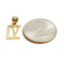 Load image into Gallery viewer, New 14KT Yellow Gold Solid Roman number 6 Pendant charm gift Fine Jewelry 1.2g
