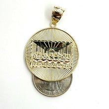 Load image into Gallery viewer, New 10k yellow gold last supper pendant charm fine gift religions jewelry 5.6g
