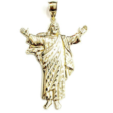 Load image into Gallery viewer, 10k yellow gold Jesus full body religious gift pendant charm fine jewelry 11.8g
