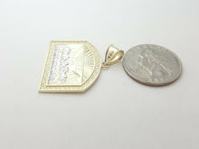 Load image into Gallery viewer, 10k two-tone gold last supper pendant charm fine gift  religions jewelry 4.8g
