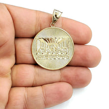 Load image into Gallery viewer, New 10k yellow gold last supper pendant charm fine gift religions jewelry 5.6g
