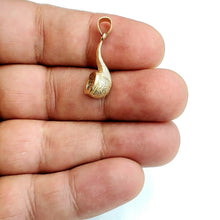 Load image into Gallery viewer, New 14k yellow Gold 3D Smoking Pipe Pendant charm tobacco fine jewelry gift 3.4g
