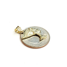 Load image into Gallery viewer, 10k yellow solid Gold Egyptian queen Nefertiti head Pendant fine jewelry 1.8g
