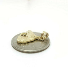 Load image into Gallery viewer, New 14k yellow solid Gold horse head animal Pendant charm fine gift jewelry 1.7g
