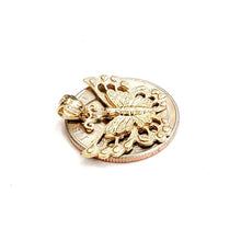Load image into Gallery viewer, New 14k yellow Gold solid butterfly Pendant charm gift fine jewelry 2.8g

