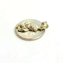 Load image into Gallery viewer, 10k yellow Gold lion full body Leo zodiac Pendant charm gift fine jewelry 1.8g

