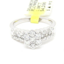 Load image into Gallery viewer, 1.10 Ct Natural Diamond In 14k White Gold Wedding Engagement Ring jewelry Size 7
