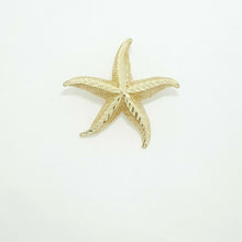 Load image into Gallery viewer, 14k yellow Gold starfish Pendant charm necklace gift for her jewelry 0.99" 3.4g
