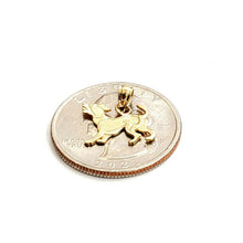 Load image into Gallery viewer, 14k yellow Gold tiny dog full body Pendant charm fine jewelry gift pet 0.6g
