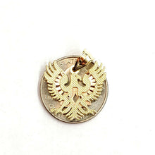 Load image into Gallery viewer, New 10k multi color Gold eagle Pendant charm diamond cut gift fine jewelry 3g
